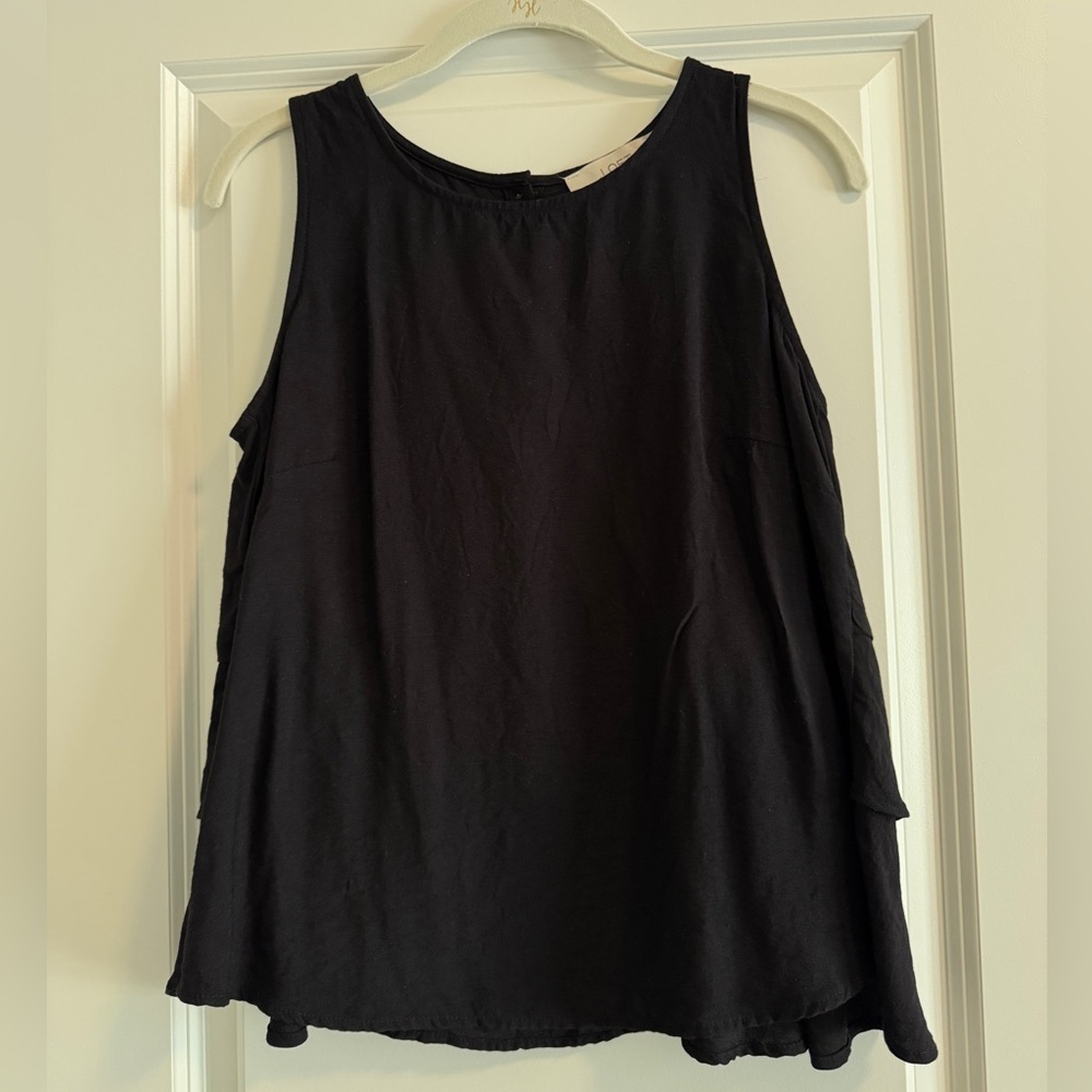 Loft Black Sleeveless Women's Top